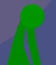 Green stickman