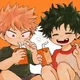 Deku and Bakugo kid