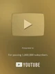 1M YouTube Button