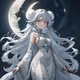 The girl of the moon