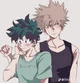 Izuku and Katsuki 