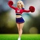 Bratty cheerleader 