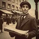 New Yorker Newsboy