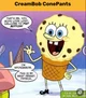 Creambob conepants