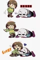 Chara and sans