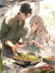 Cooking with Husband