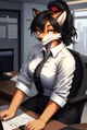 office workers furry