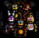 Fnaf 1 Animatronics 