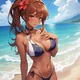 Tsundere Beach Girl