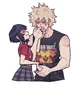Katsuki and Kyoka