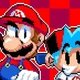 Mario and BF FNF