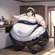 Fat maid
