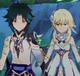 Xiao and Lumine 