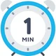One minute