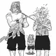 Three demon stooges