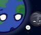 Luna and Earth