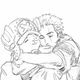 Comforting Zoro