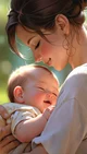 Baby and mom