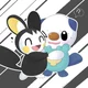 Oshawott and Emolga