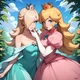 Peach and Rosalina