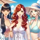 3 Girls at the Beach