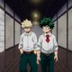 Midoriya y Bakugo