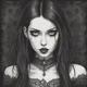 Goth Receptionist 