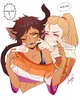 Adora and Catra 