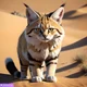 Cats-sandy dunes