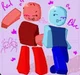 Red and blue-blox-