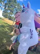 inflatable unicorn f
