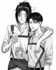 3AOT Hange and Levi