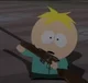 Butters with a gun