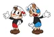 Cuphead and mugman 