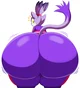 Blaze the cat Butt