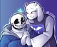 Sans and Toriel 