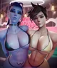 Tracer y Widowmaker 