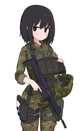 Enemy Soldier girl