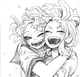 Toga and Uraraka
