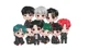 Pentagon Chibis