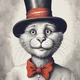 The cat in the hat