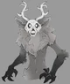 Fluffy wendigo