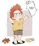 MHA baby kirishima