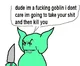 evil scary goblin