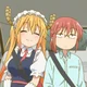 Kobayashi and Tohru 