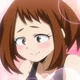 Uraraka enamorada