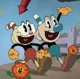 Cuphead and Mugman