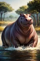 Jamila the Fat Hippo