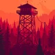 Fire watch tower