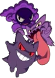 Gastly pokemon trio
